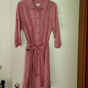 Denim and co gingham dress